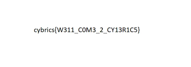The decrypted PNG, which contains the flag